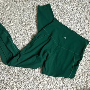 NWOT Lululemon Green Leggings (align?)
